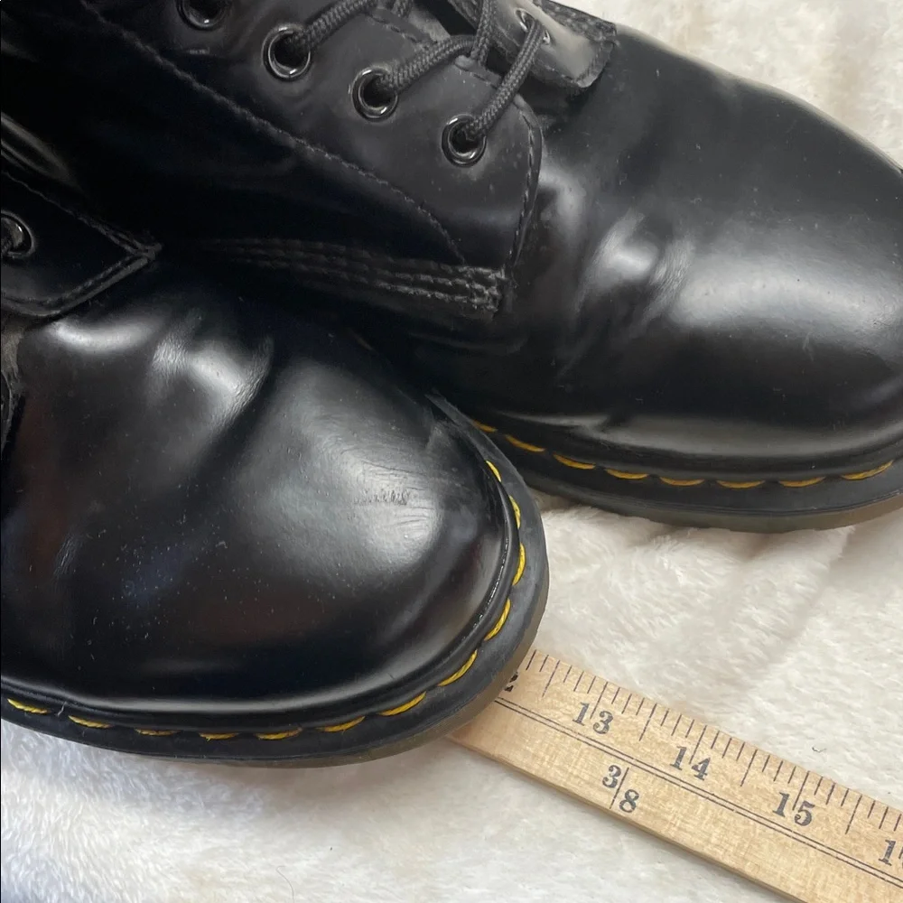 Dr. Martens 1914 oil resistant Black Tall Lace-Up Military Boots